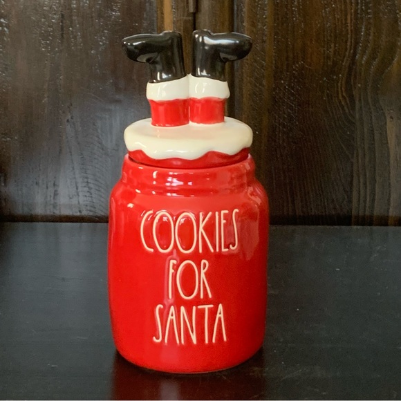 Rae Dunn | Holiday | Rae Dunn Cookies For Santa Christmas Canister With ...